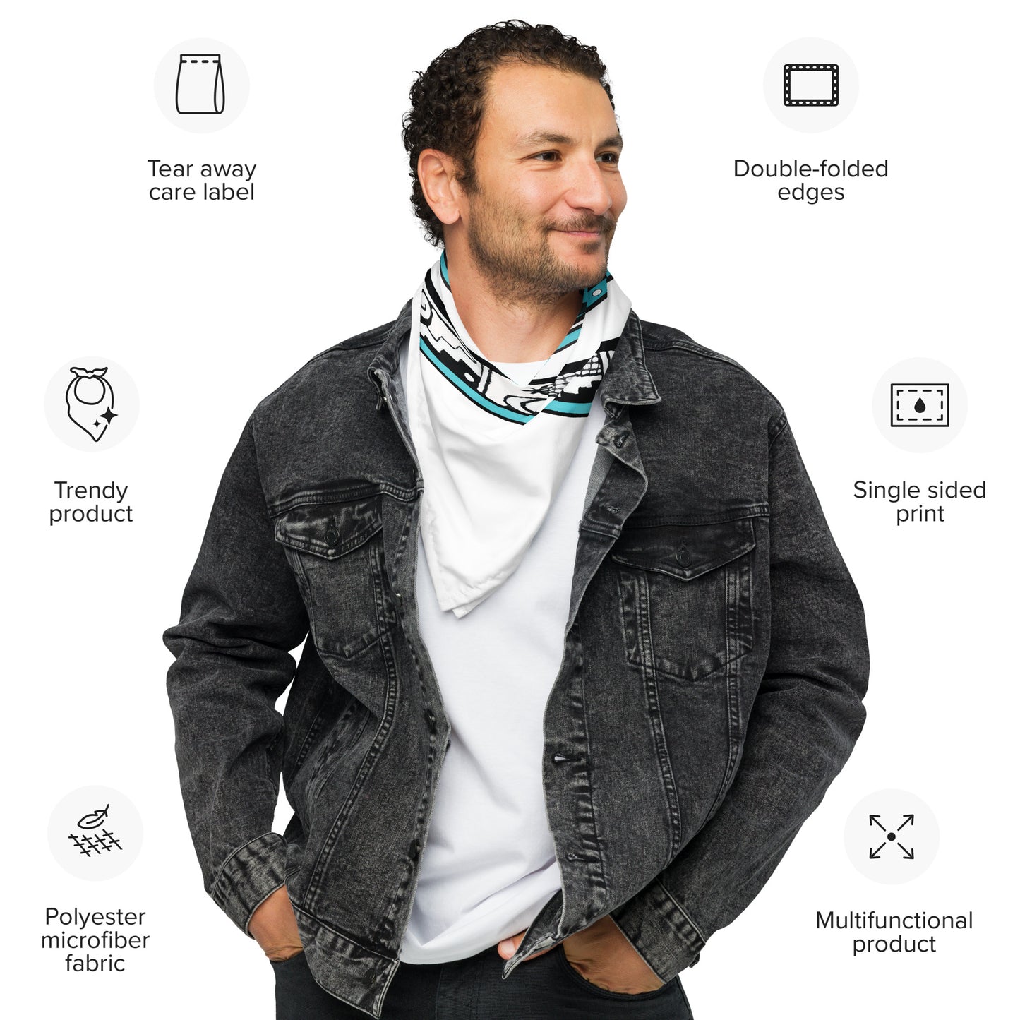 SRC Reztoration Logo All-over print bandana