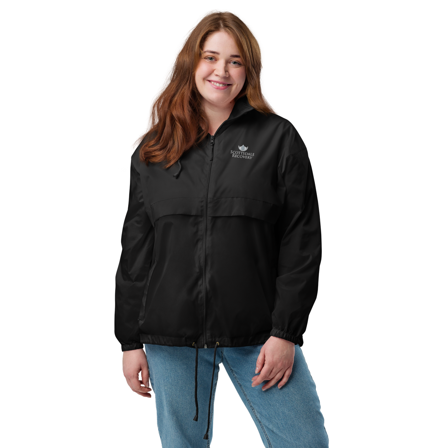 SRC Logo Unisex Windbreaker - BLK