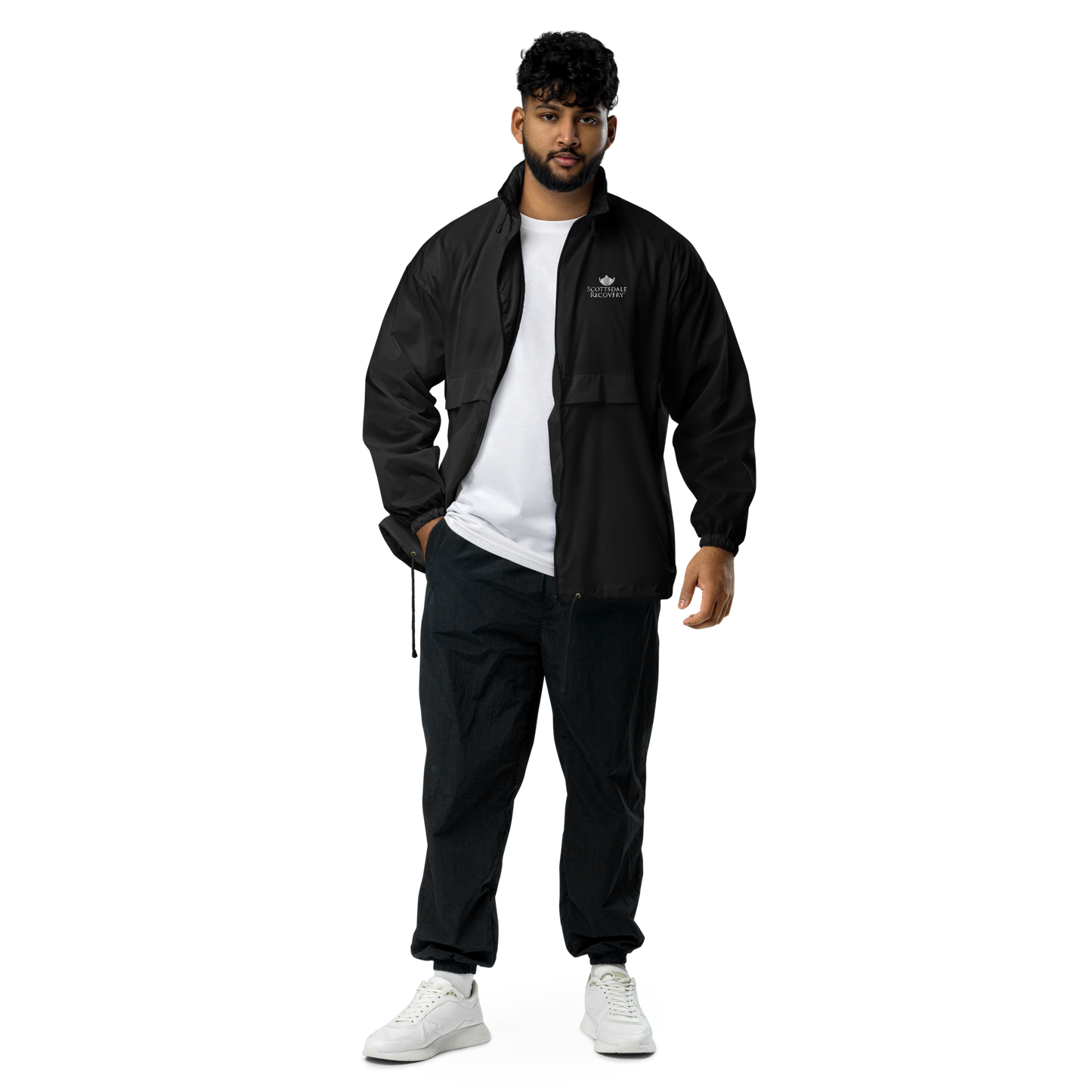 SRC Logo Unisex Windbreaker - BLK