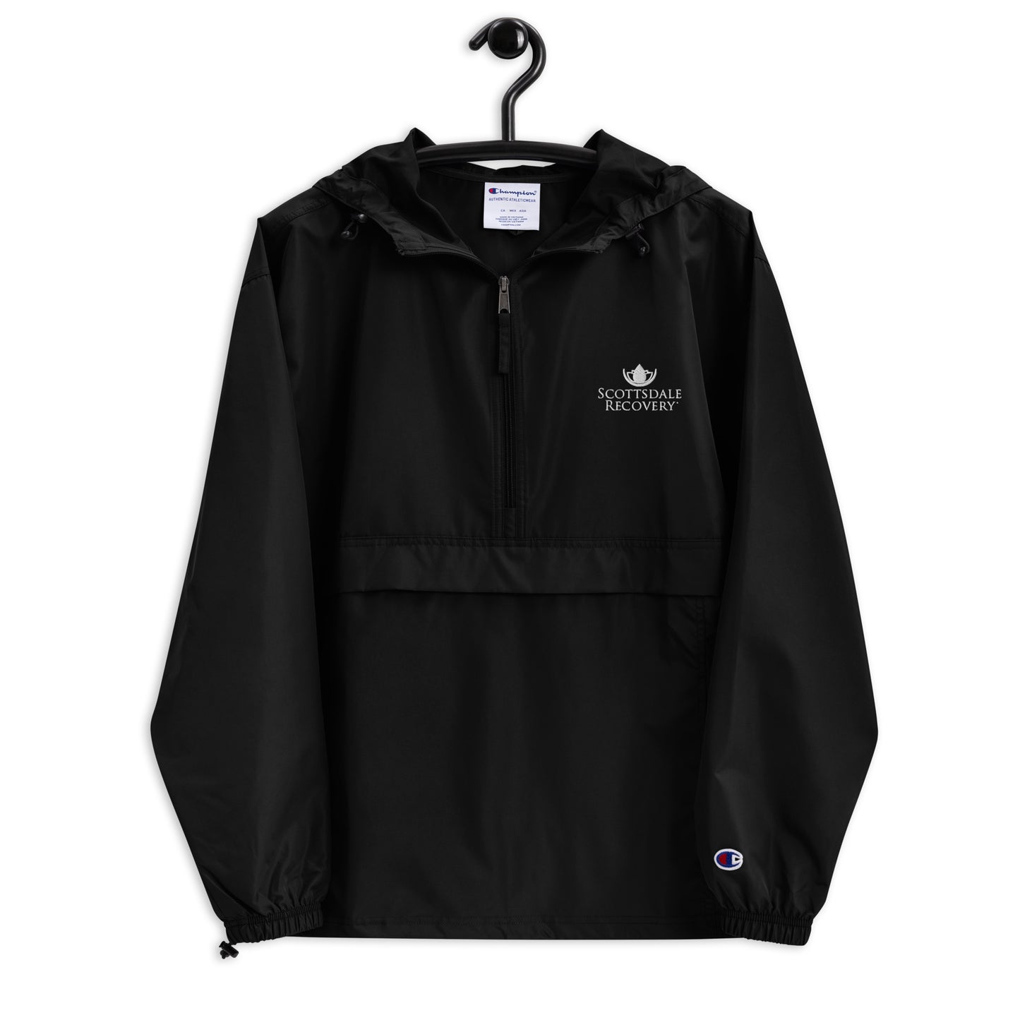 Scottsdale Recovery Logo Unisex Embroidered Champion Packable Jacket
