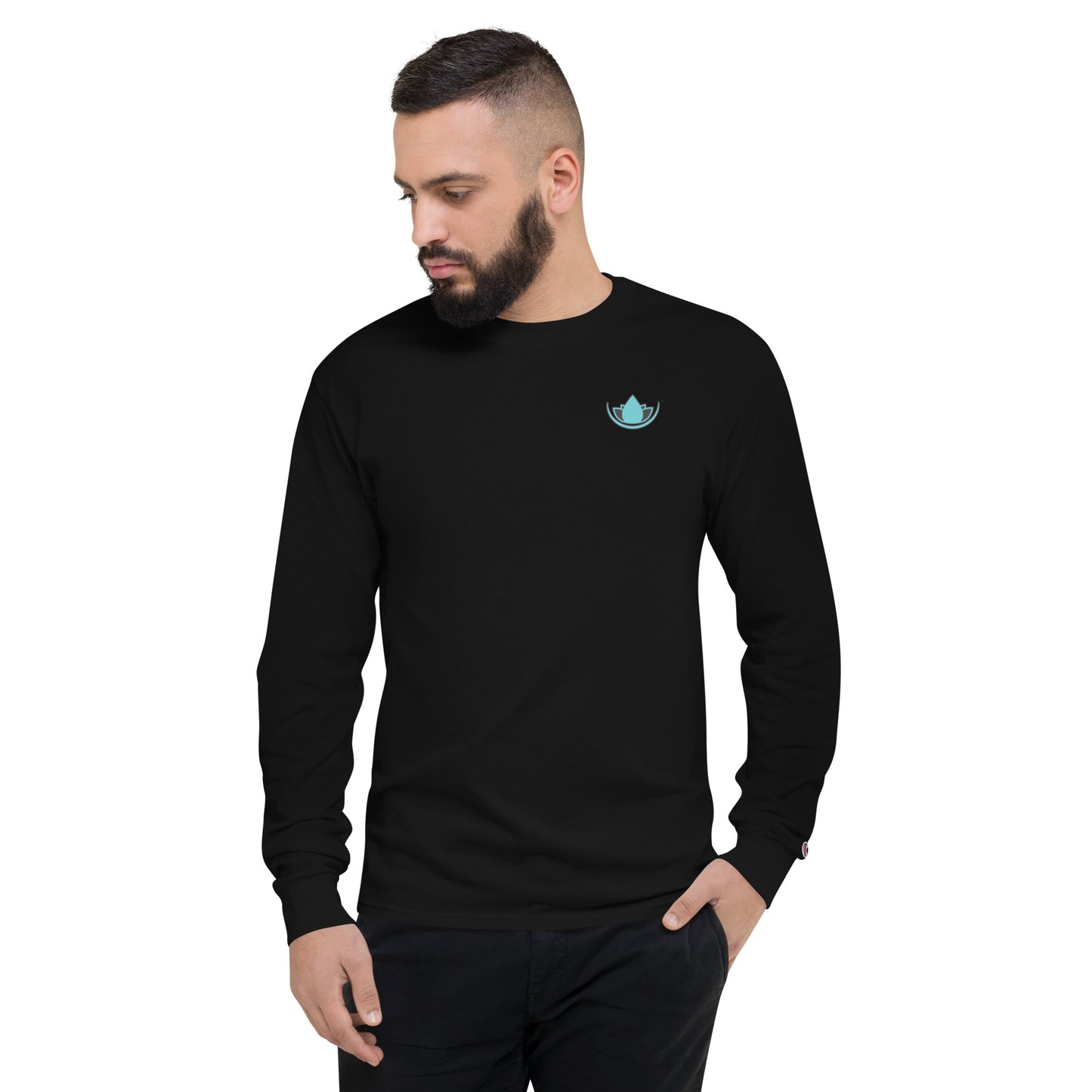 Scottsdale Recovery Logo Men's Champion Long Sleeve Shirt