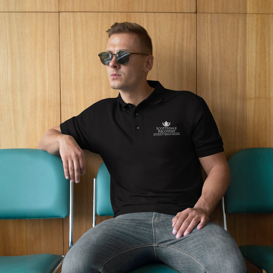 Scottsdale Recovery Men's Premium Polo / Black