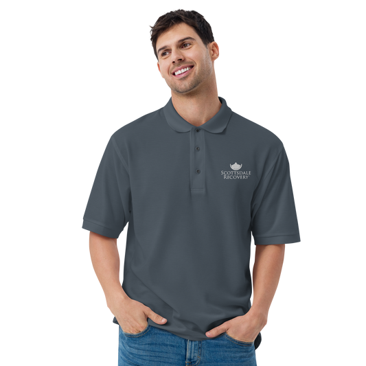 Scottsdale Recovery Men's Premium Polo / Gray