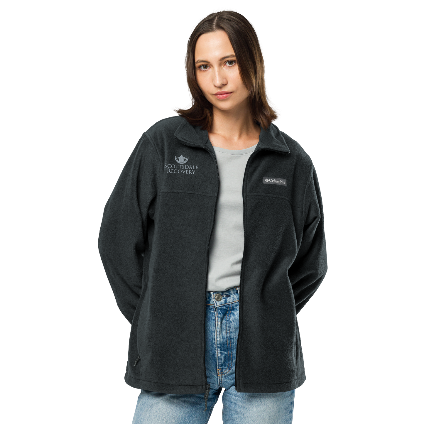Scottsdale Recovery Logo Unisex Columbia Fleece Jacket
