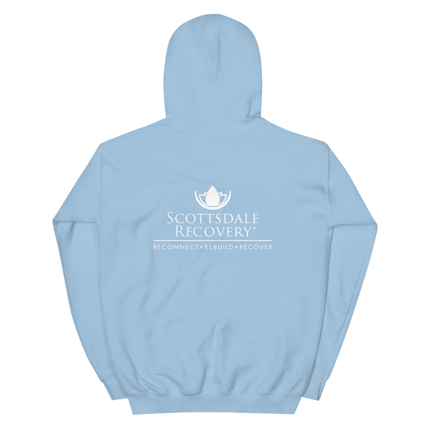 SRC Full Logo Unisex Hoodie - Powder Blue