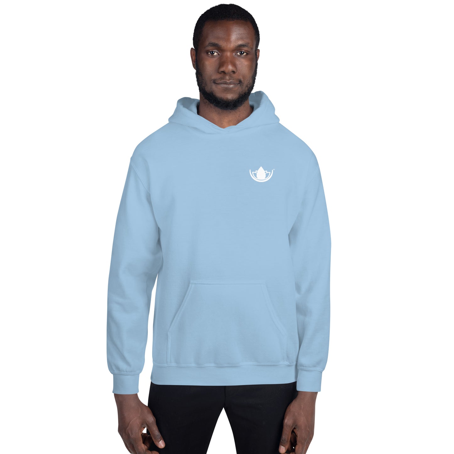 SRC Full Logo Unisex Hoodie - Powder Blue