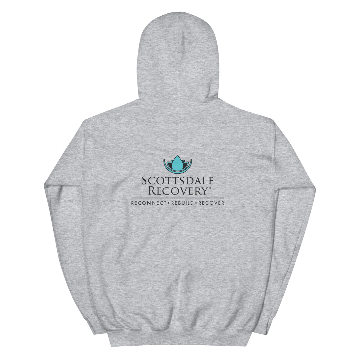 SRC Full Logo Unisex Hoodie - Grey