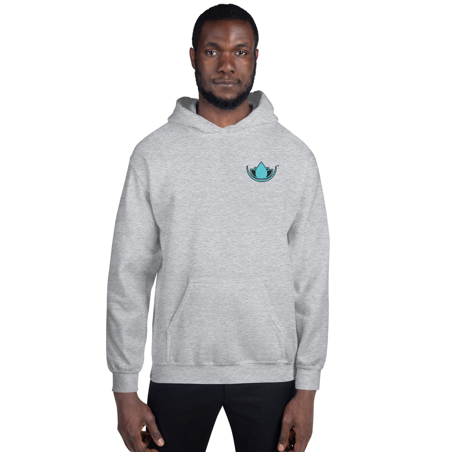 SRC Full Logo Unisex Hoodie - Grey