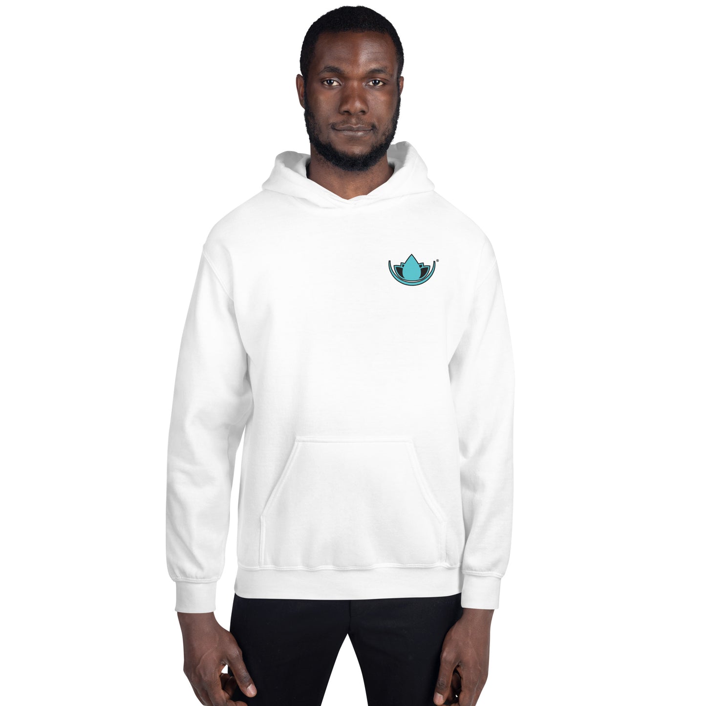SRC Full Logo Unisex Hoodie - WHT