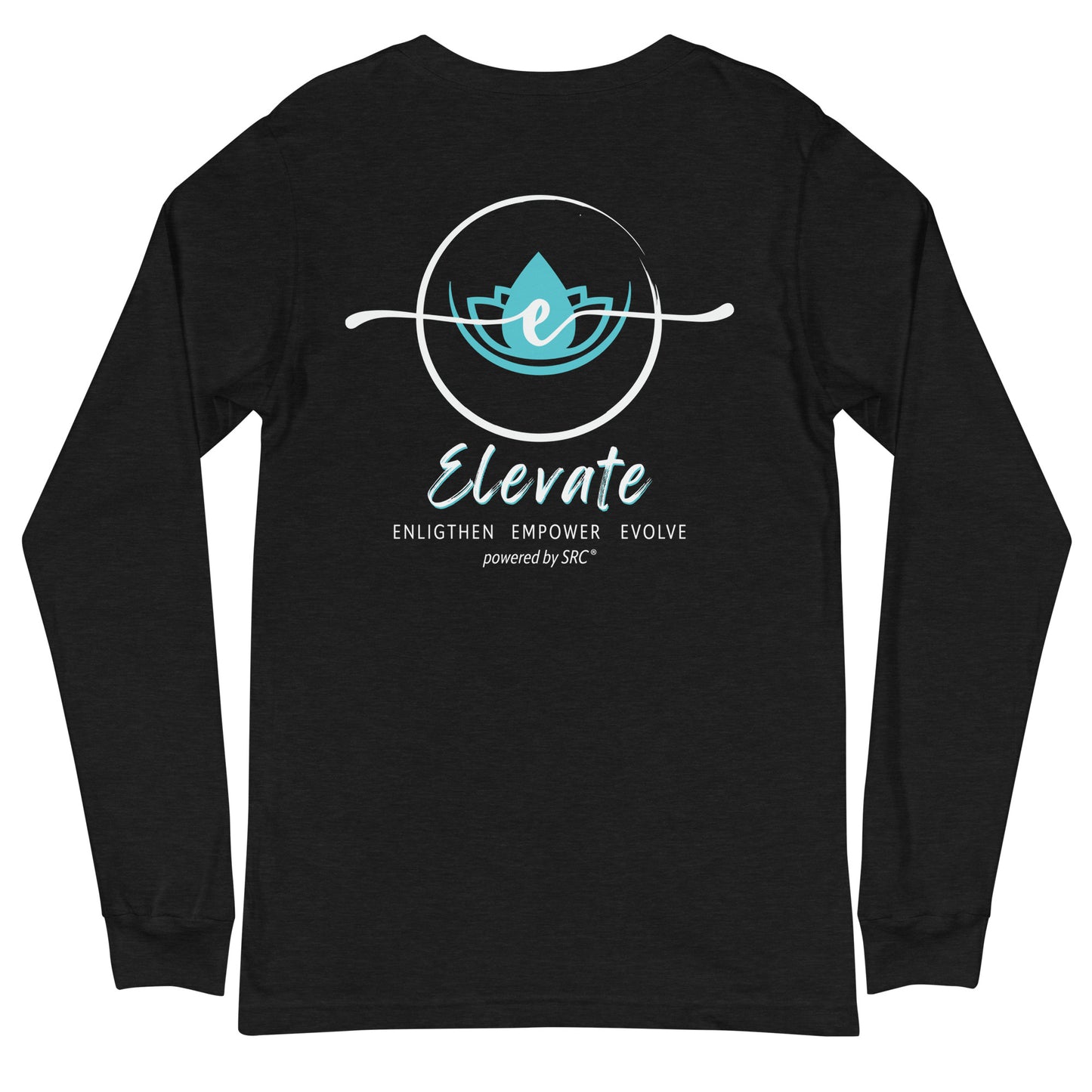 SRC Elevate Full Logo Unisex Long Sleeve Tee - BLK