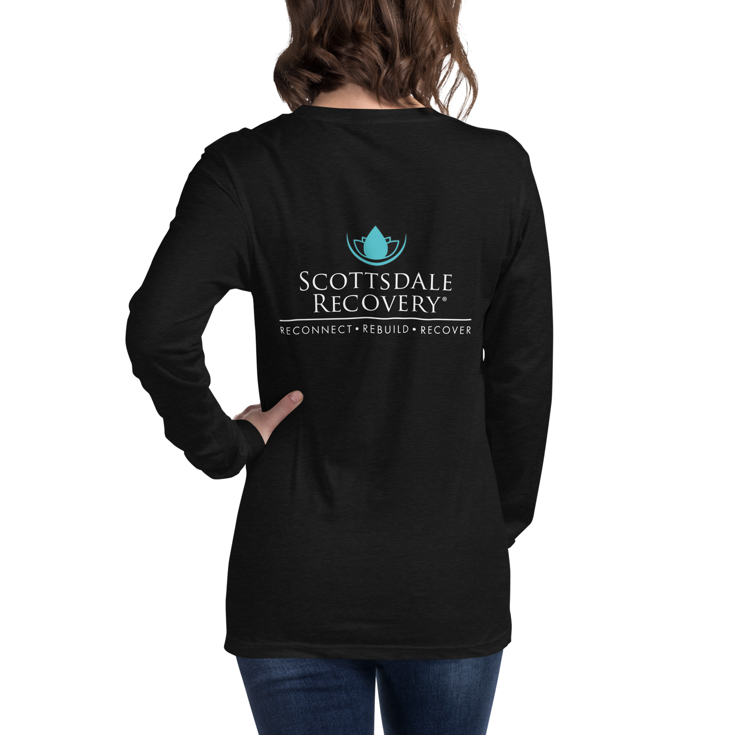 SRC Full Logo Unisex Long Sleeve Tee - BLK