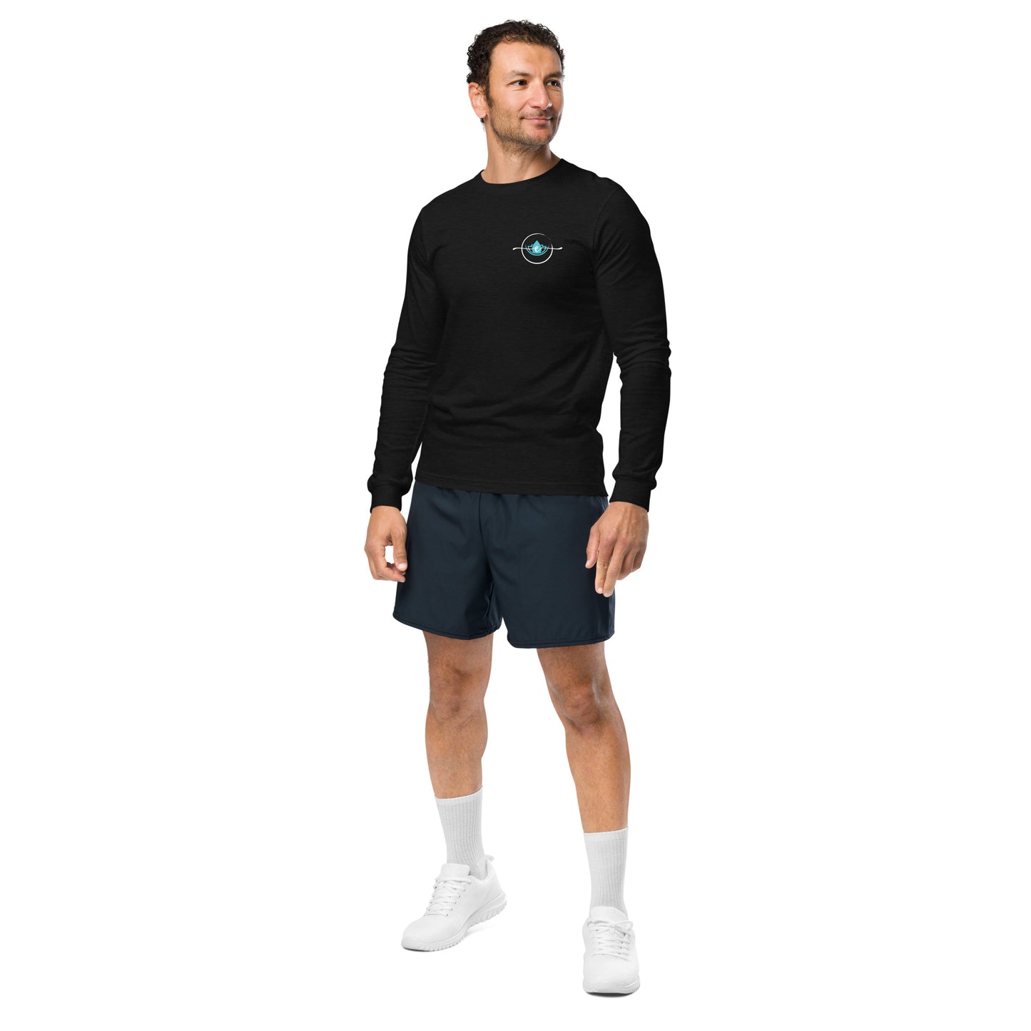 SRC Elevate Full Logo Unisex Long Sleeve Tee - BLK
