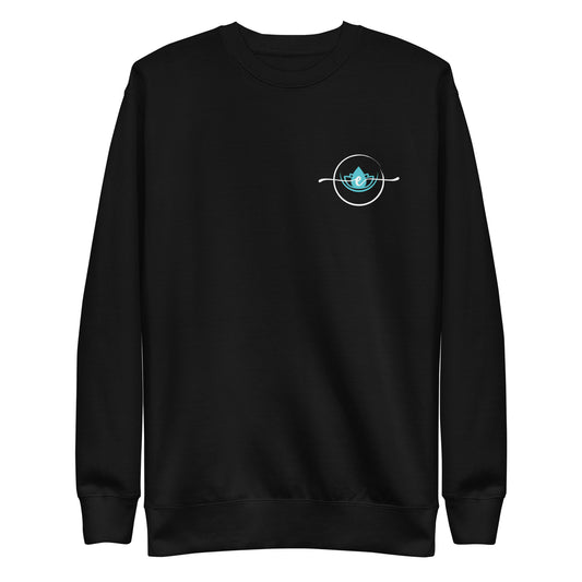 SRC Elevate Full Logo Unisex Premium Sweatshirt - BLK