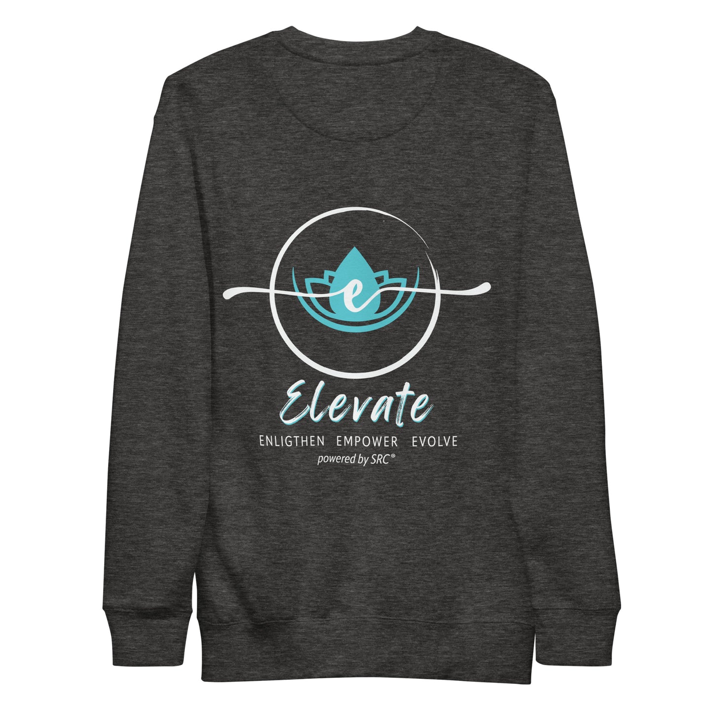 SRC Elevate Full Logo Unisex Premium Sweatshirt - BLK