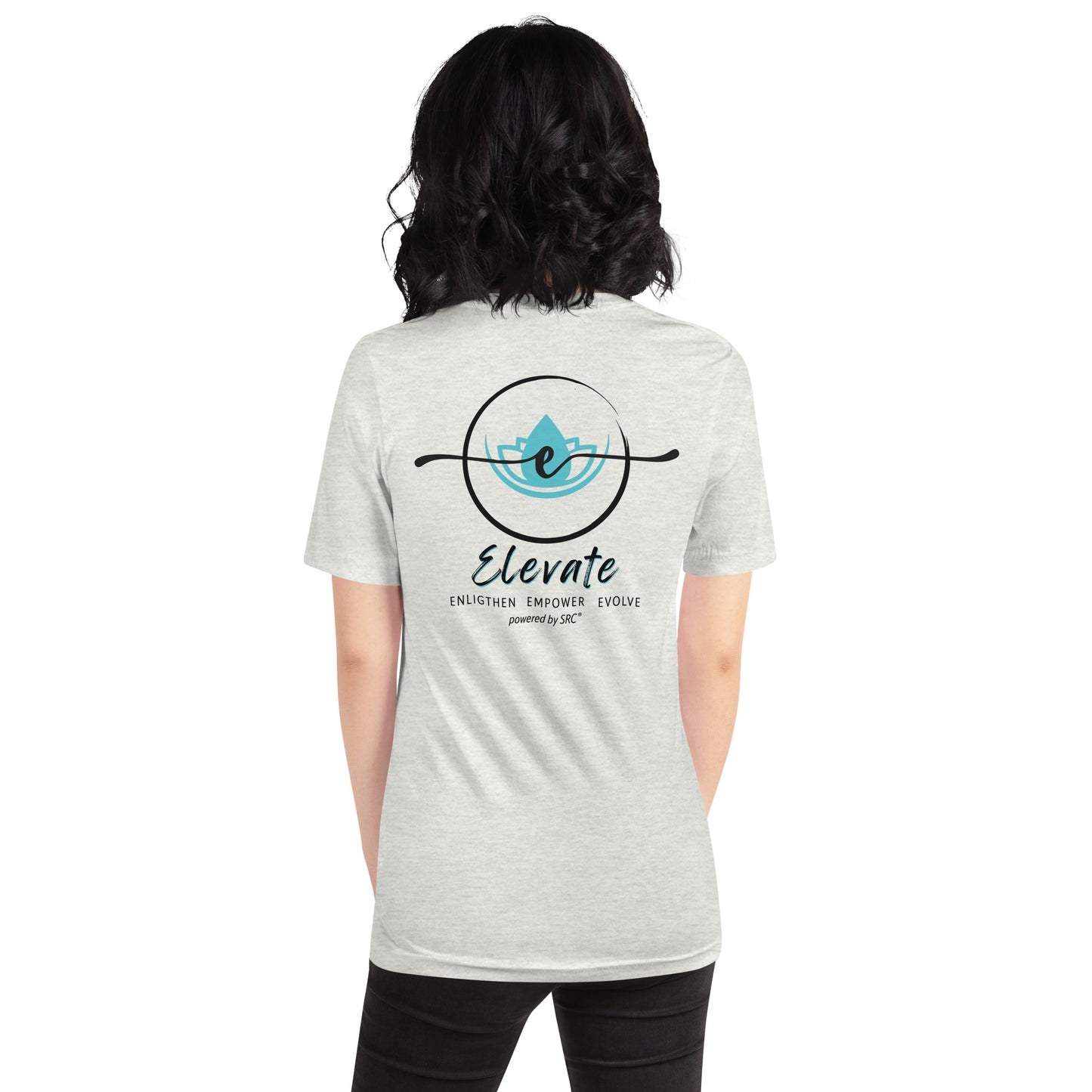 SRC Elevate Full Logo Unisex T-shirt - WHT