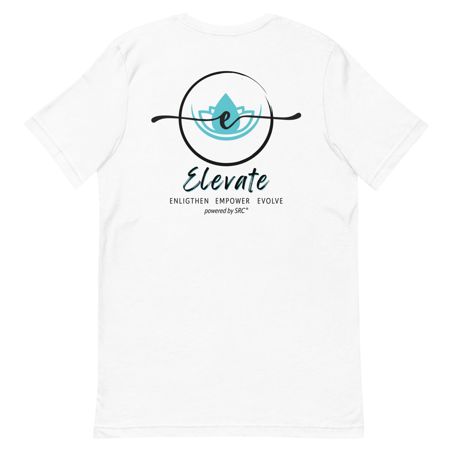 SRC Elevate Full Logo Unisex T-shirt - WHT