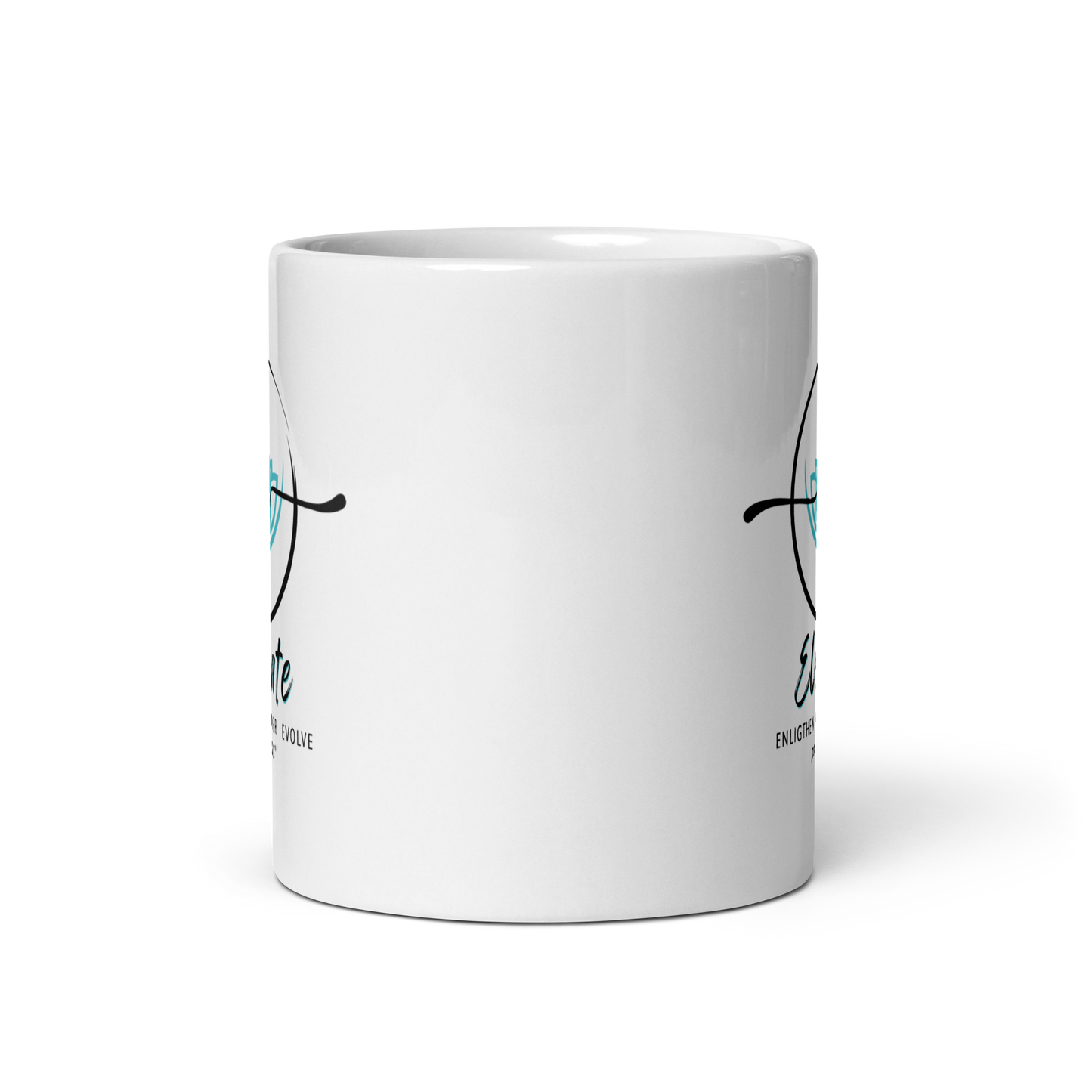 SRC Elevate Full Logo Glossy Mug - WHT