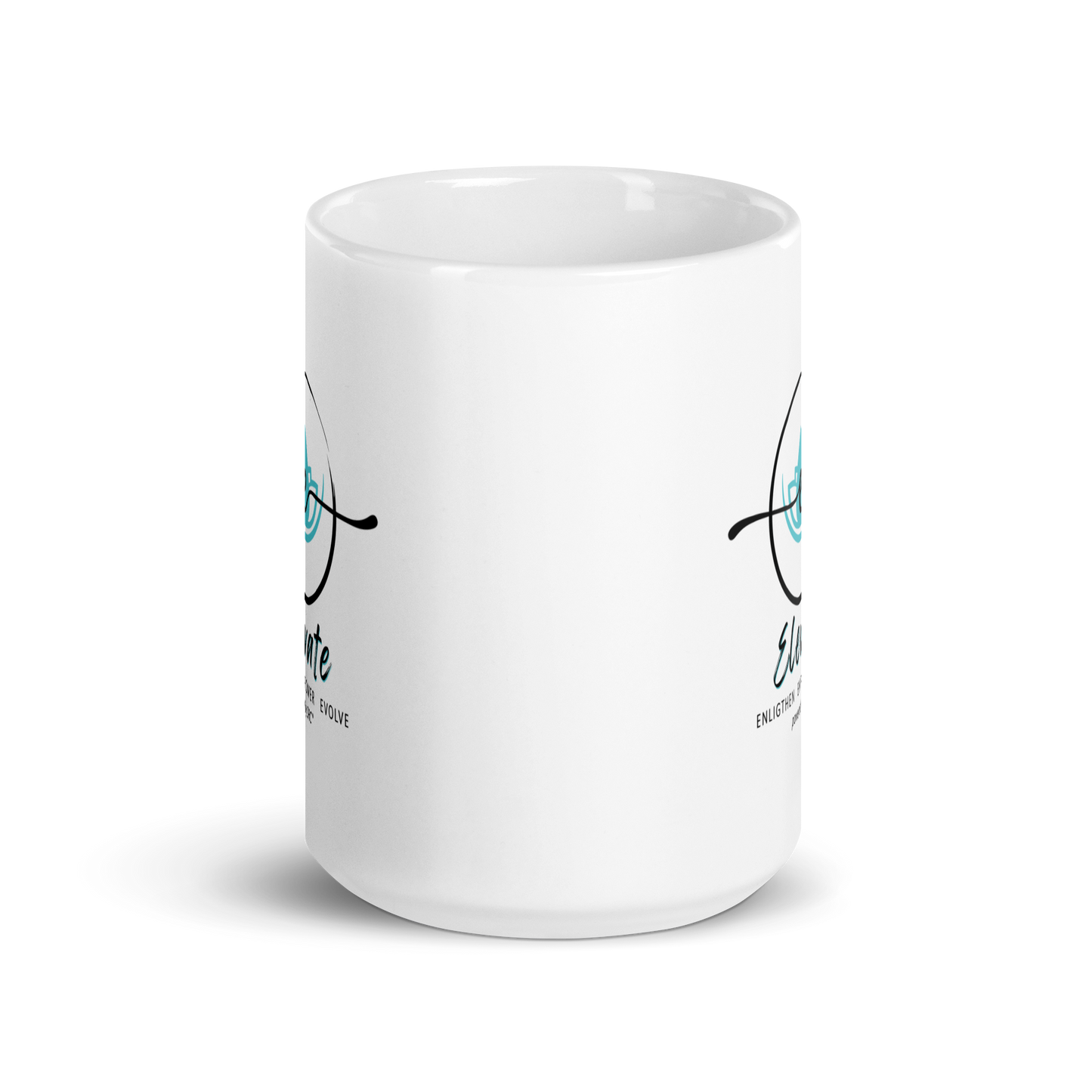 SRC Elevate Full Logo Glossy Mug - WHT