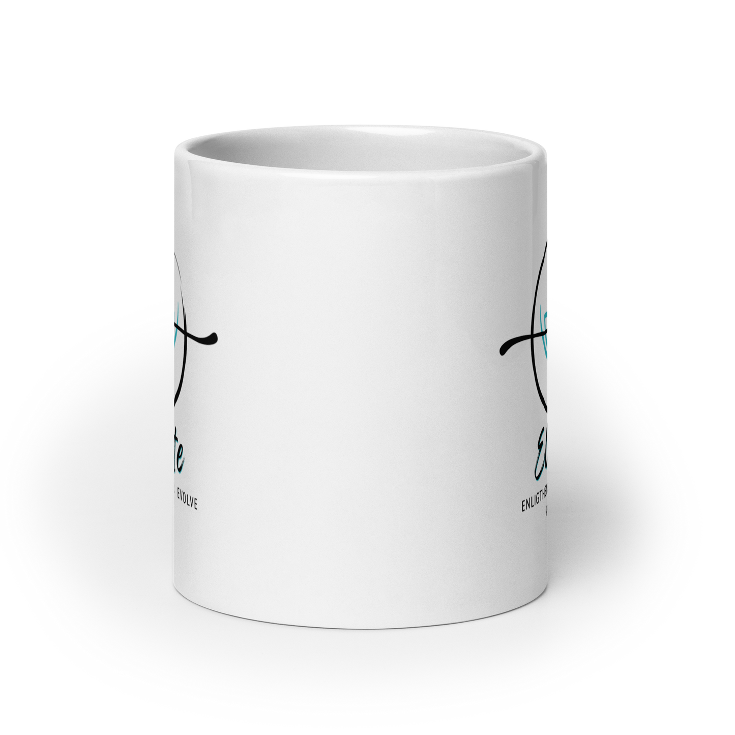SRC Elevate Full Logo Glossy Mug - WHT