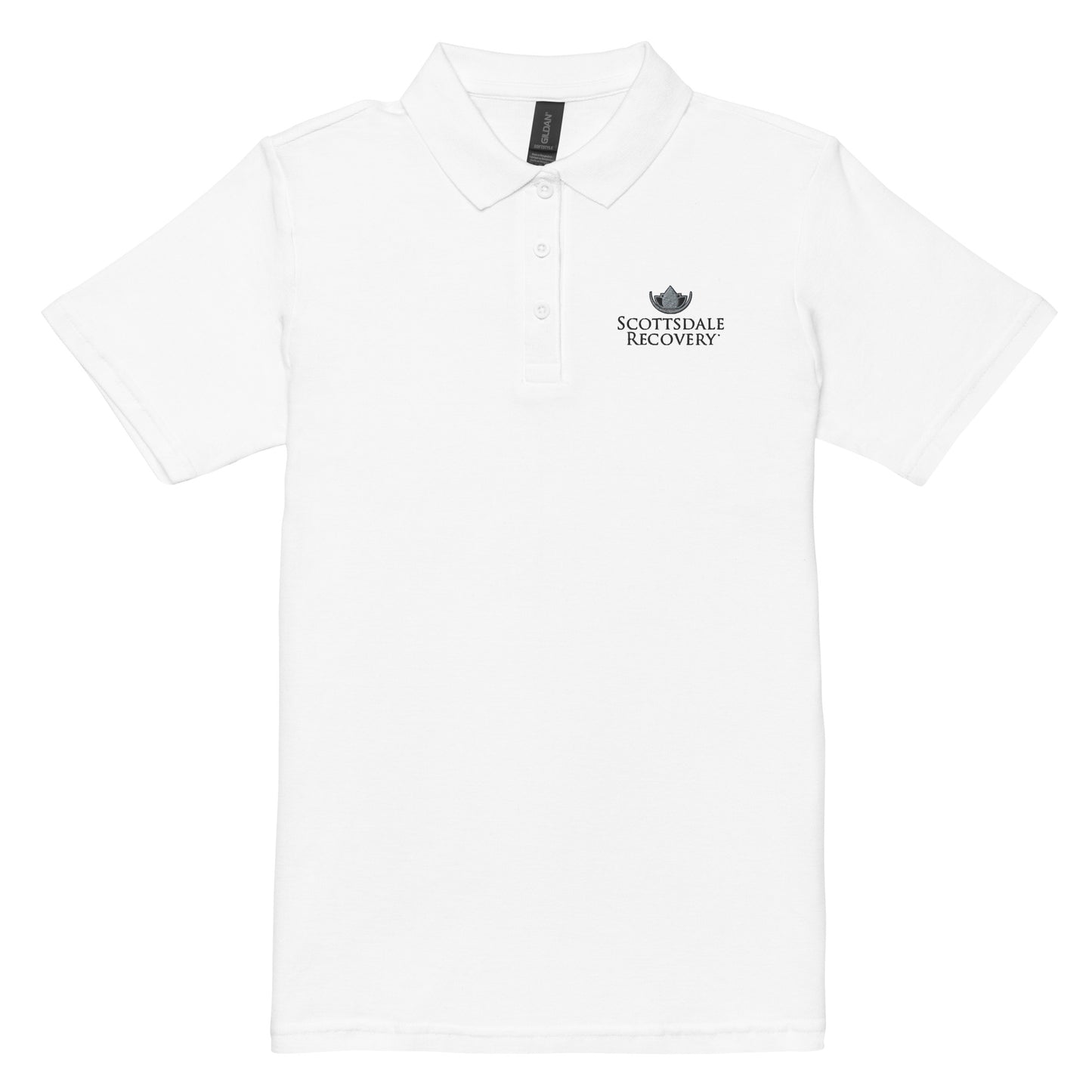 Scottsdale Recovery Women’s Pique Polo Shirt / White