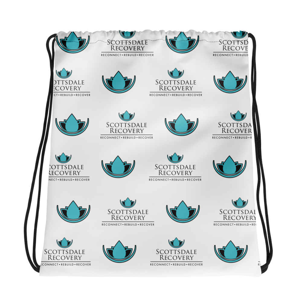 Scottsdale Recovery Logo Drawstring Bag