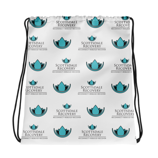 Scottsdale Recovery Logo Drawstring Bag