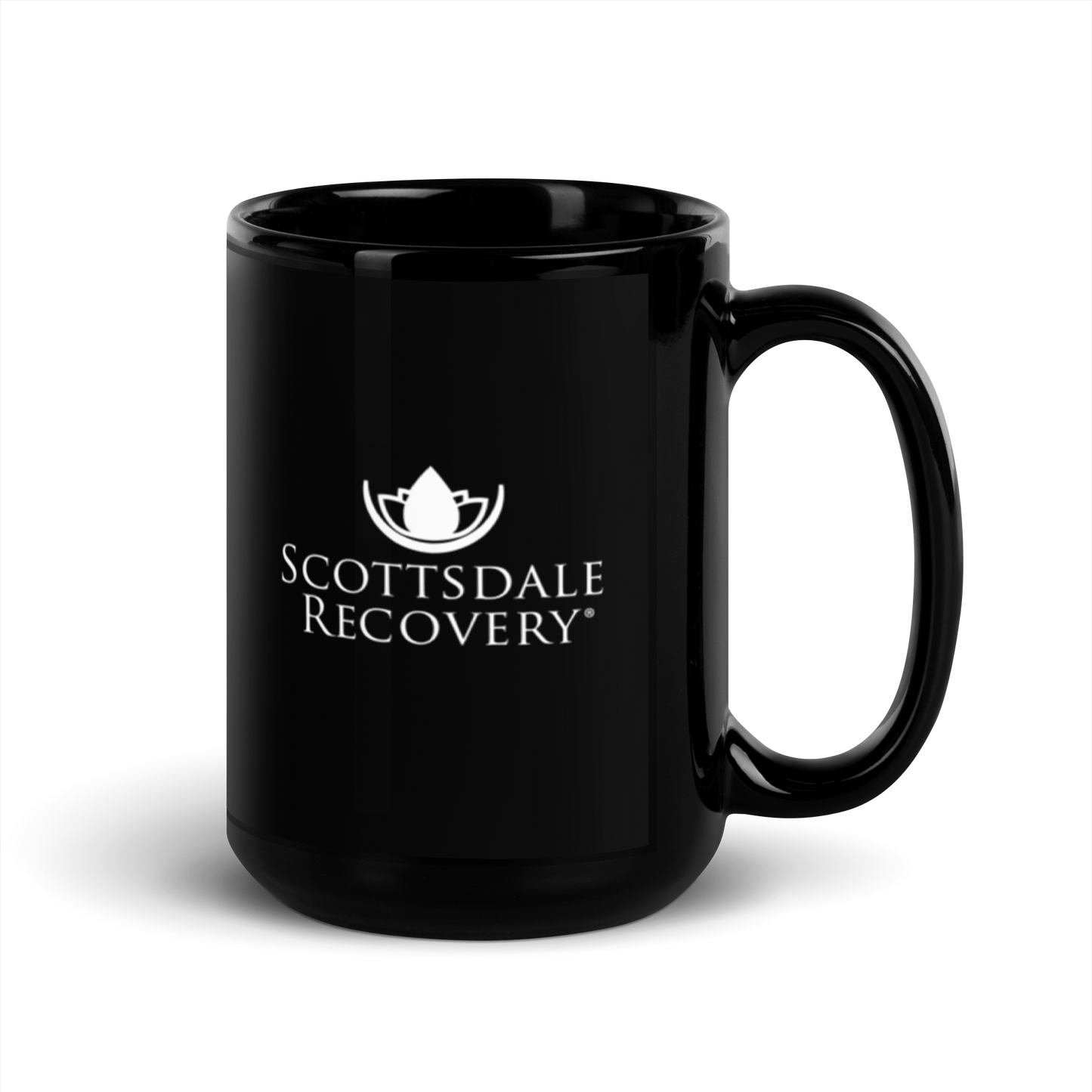 Live With Clarity Glossy Mug - Black