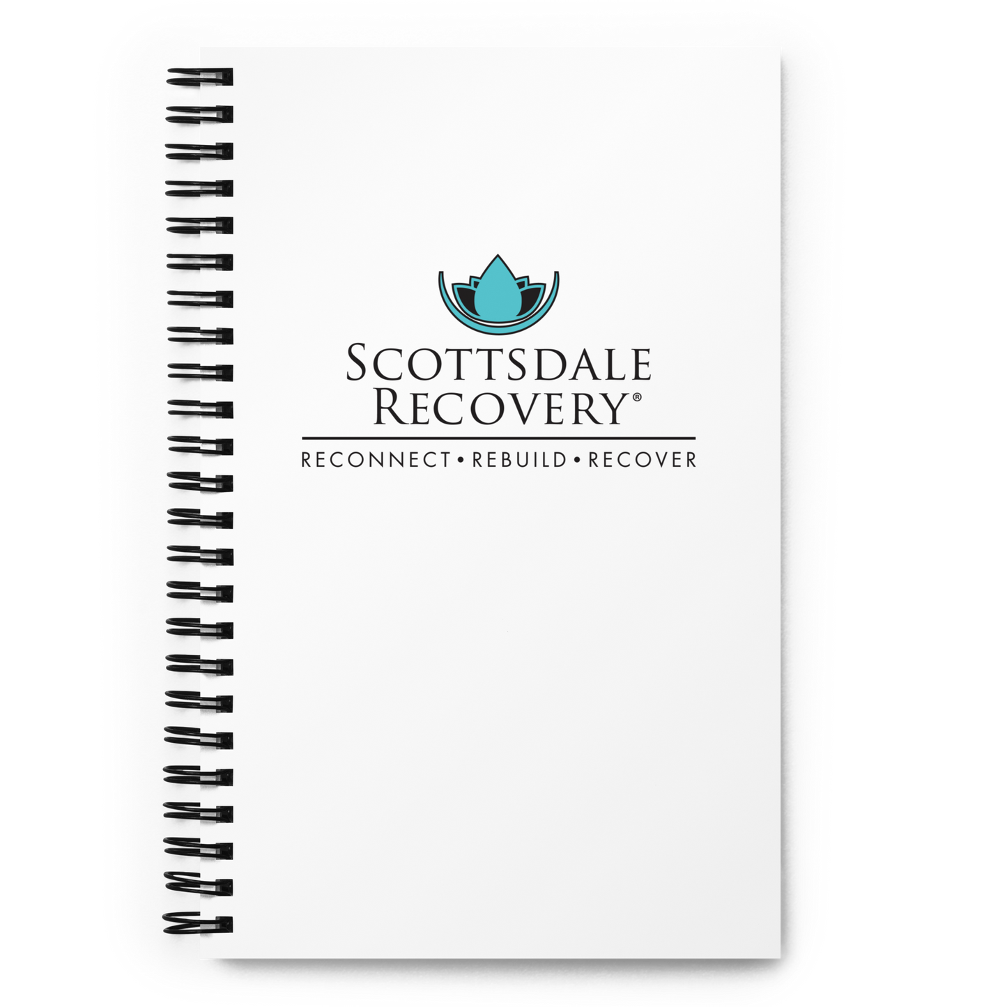 Scottsdale Recovery Logo Spiral Notebook