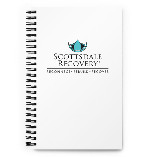 Scottsdale Recovery Logo Spiral Notebook