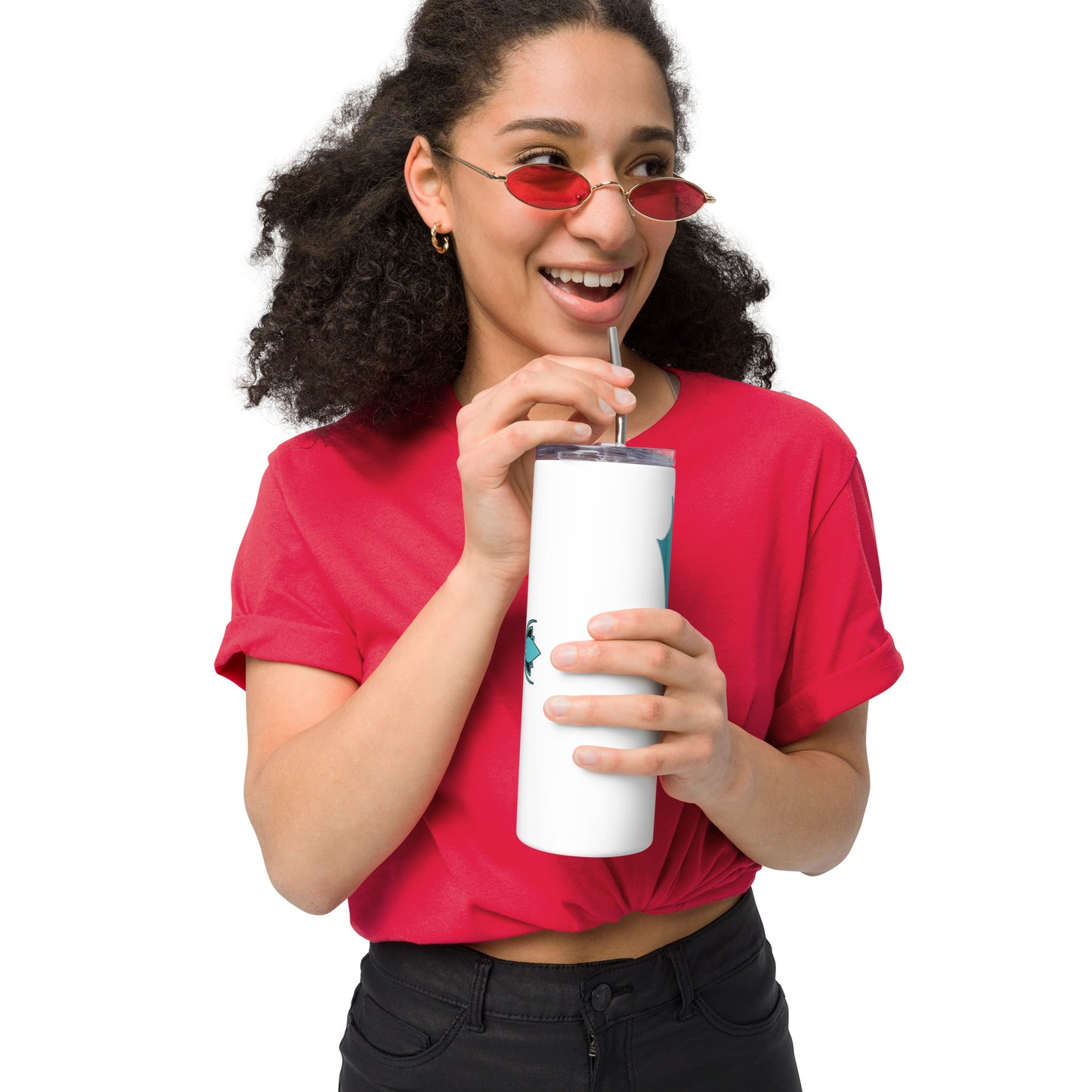Team SRC Stainless Steel Tumbler - White