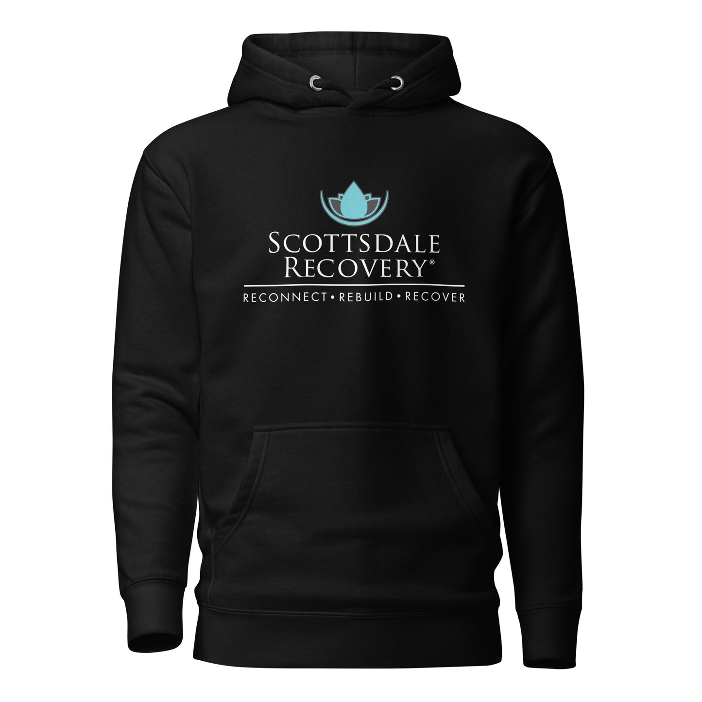 Scottsdale Recovery Logo Unisex Hoodie - Black