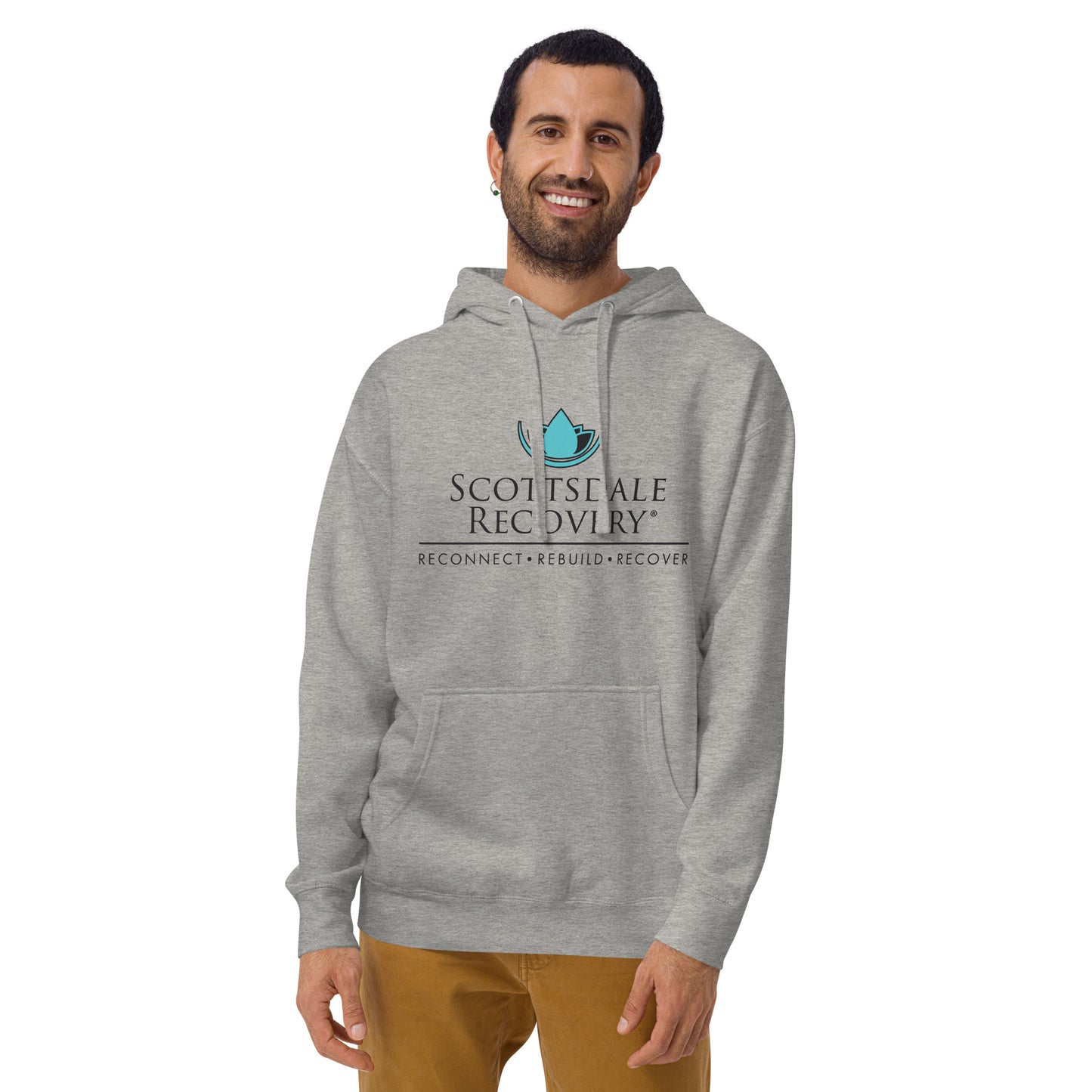 Scottsdale Recovery Logo Unisex Hoodie - Carbon Grey