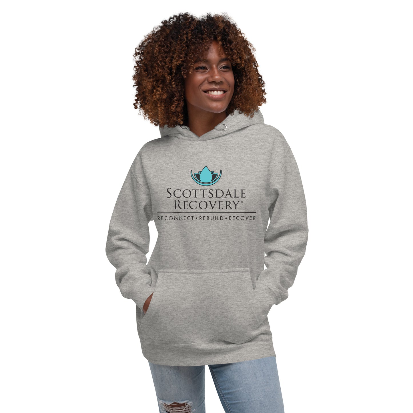 Scottsdale Recovery Logo Unisex Hoodie - Carbon Grey
