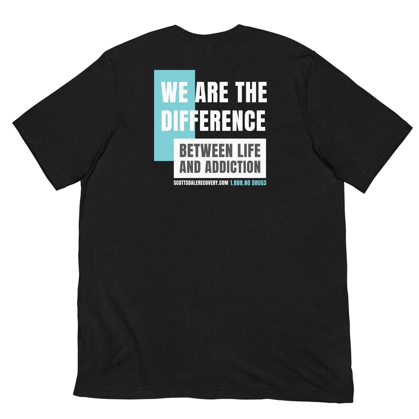 We Are The Difference Stack Unisex T-shirt - Black