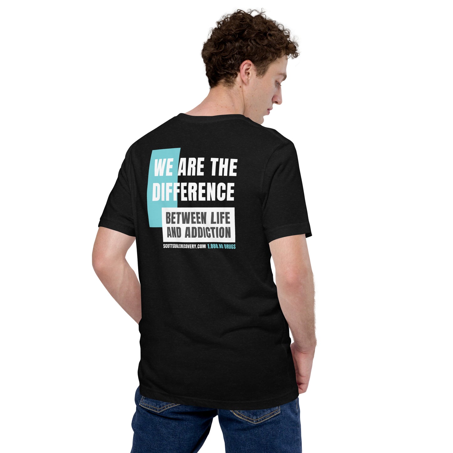 We Are The Difference Stack Unisex T-shirt - Black