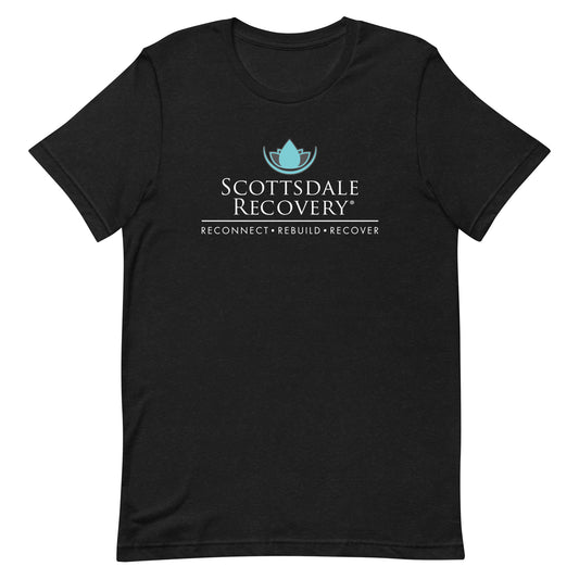 Scottsdale Recovery Logo Unisex T-shirt - Black