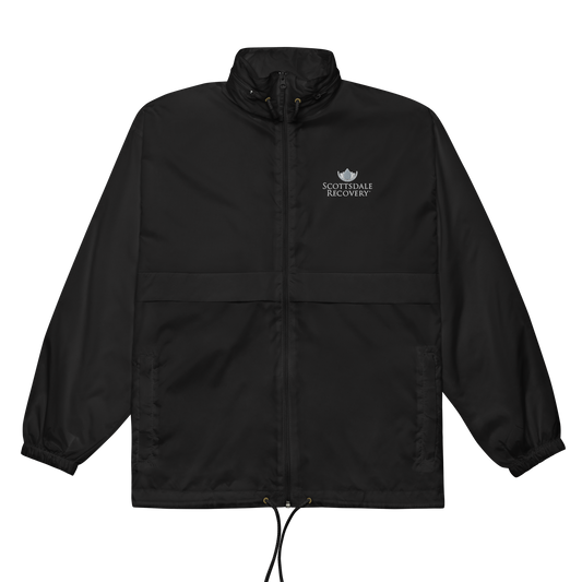 SRC Logo Unisex Windbreaker - BLK