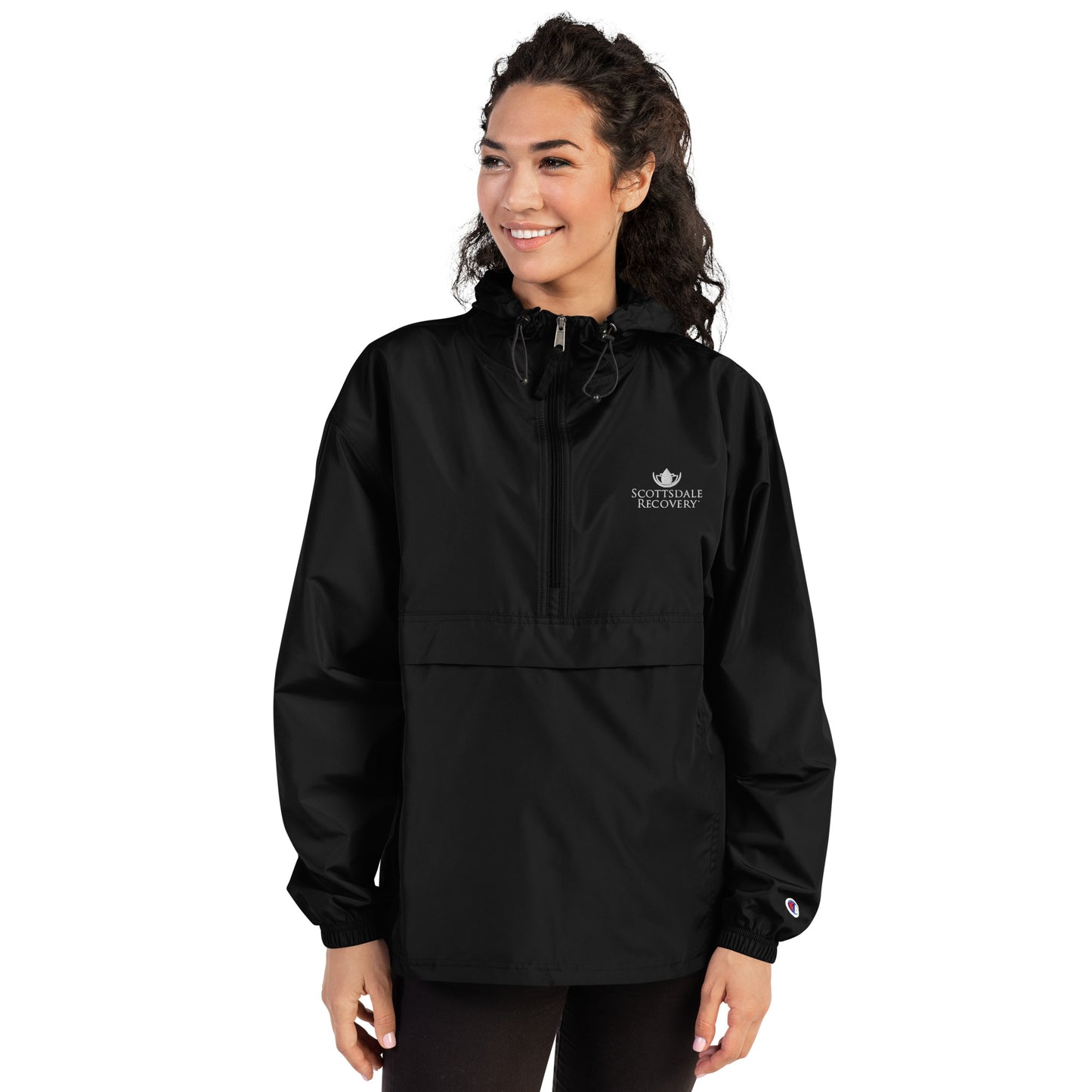 Scottsdale Recovery Logo Unisex Embroidered Champion Packable Jacket