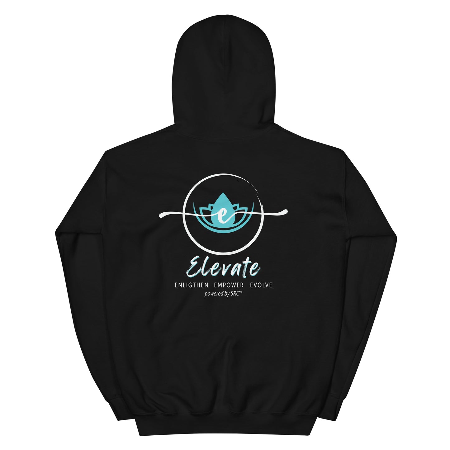 SRC Elevate Full Logo Unisex Hoodie - BLK