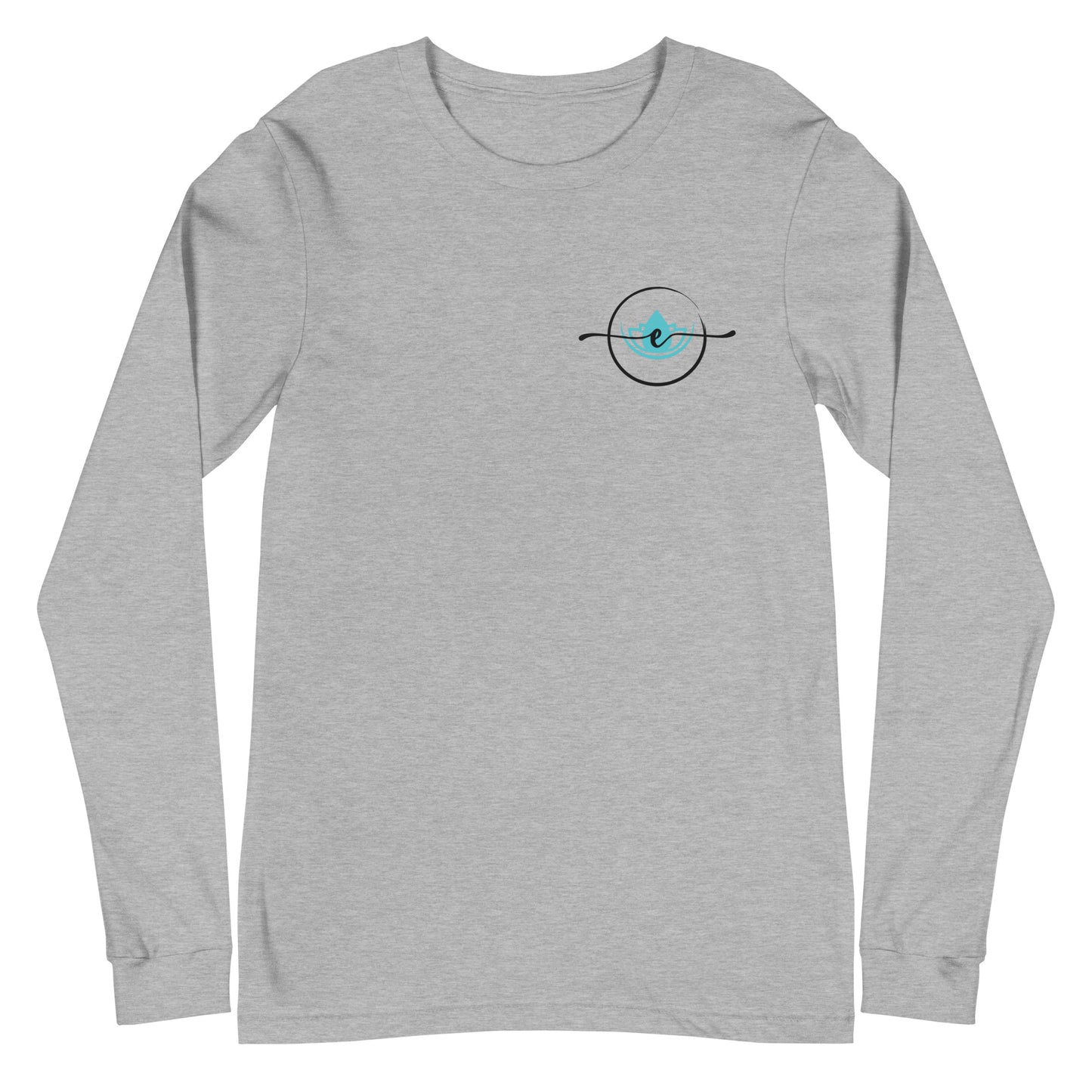 SRC Elevate Full Logo Unisex Long Sleeve Tee - WHT