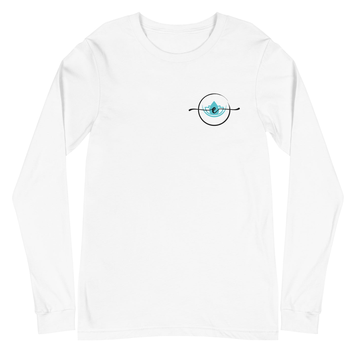 SRC Elevate Full Logo Unisex Long Sleeve Tee - WHT