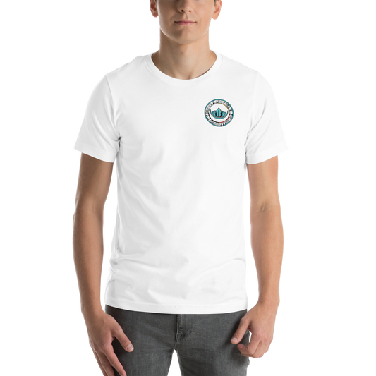 SRC Reztoration Health & Healing Full Logo - Unisex T-shirt / White