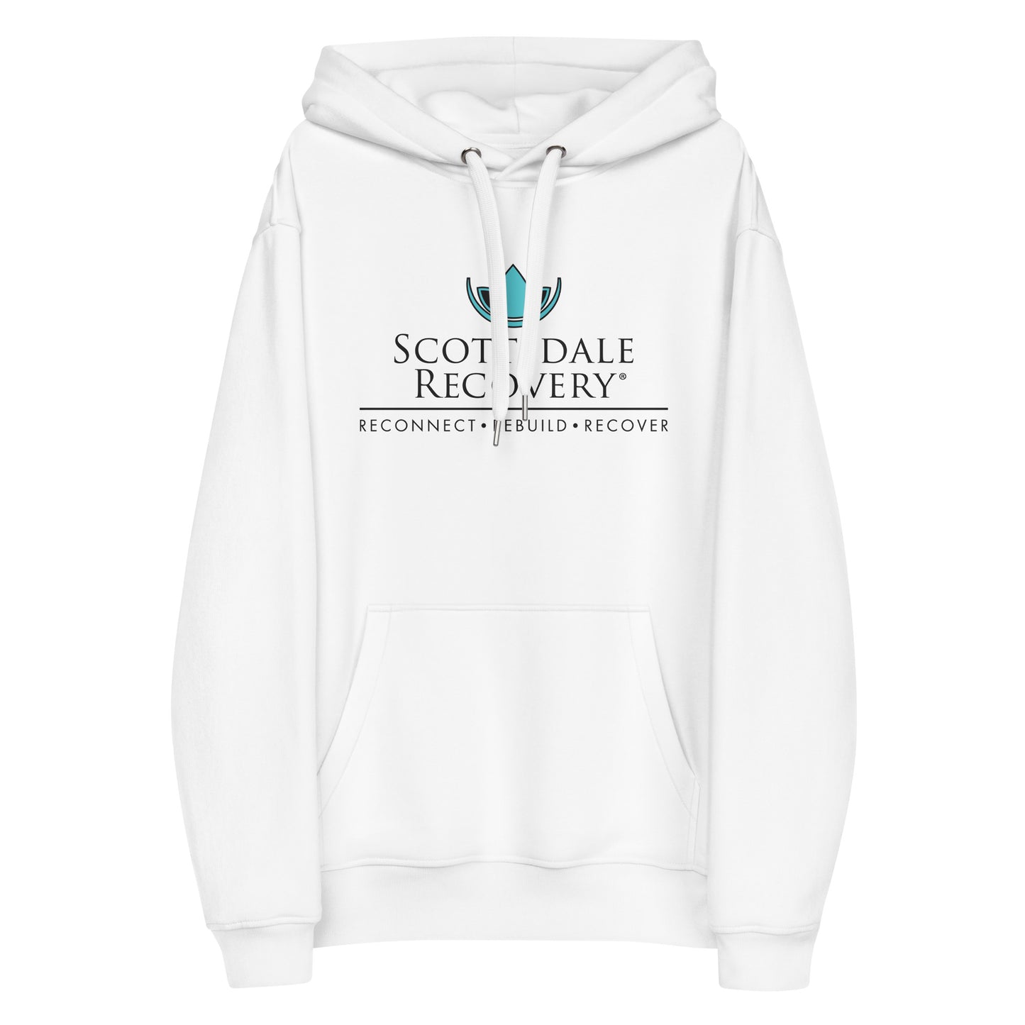Scottsdale Recovery Logo Unisex Hoodie - White