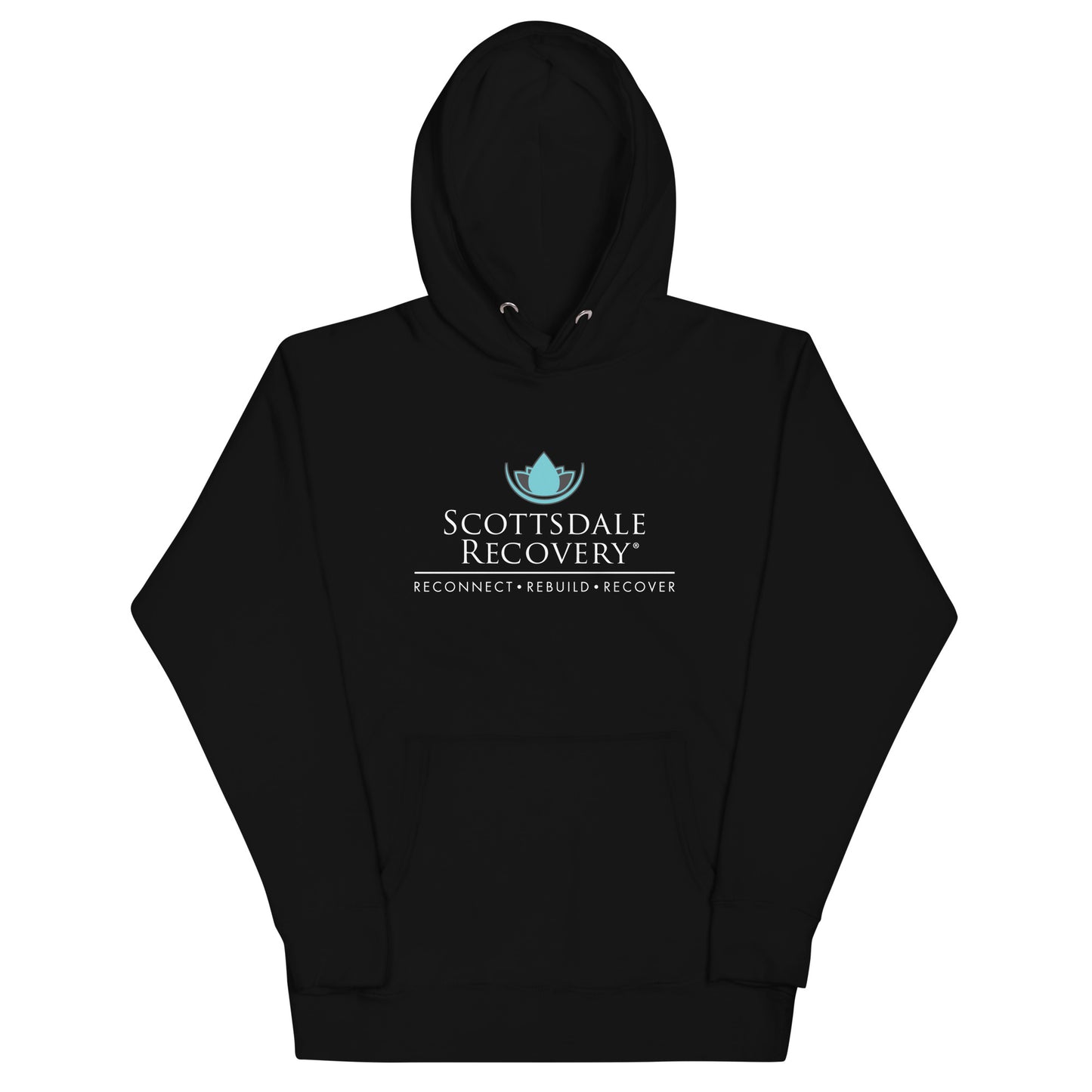 Scottsdale Recovery Logo Unisex Hoodie - Black