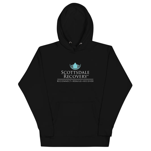 Scottsdale Recovery Logo Unisex Hoodie - Black