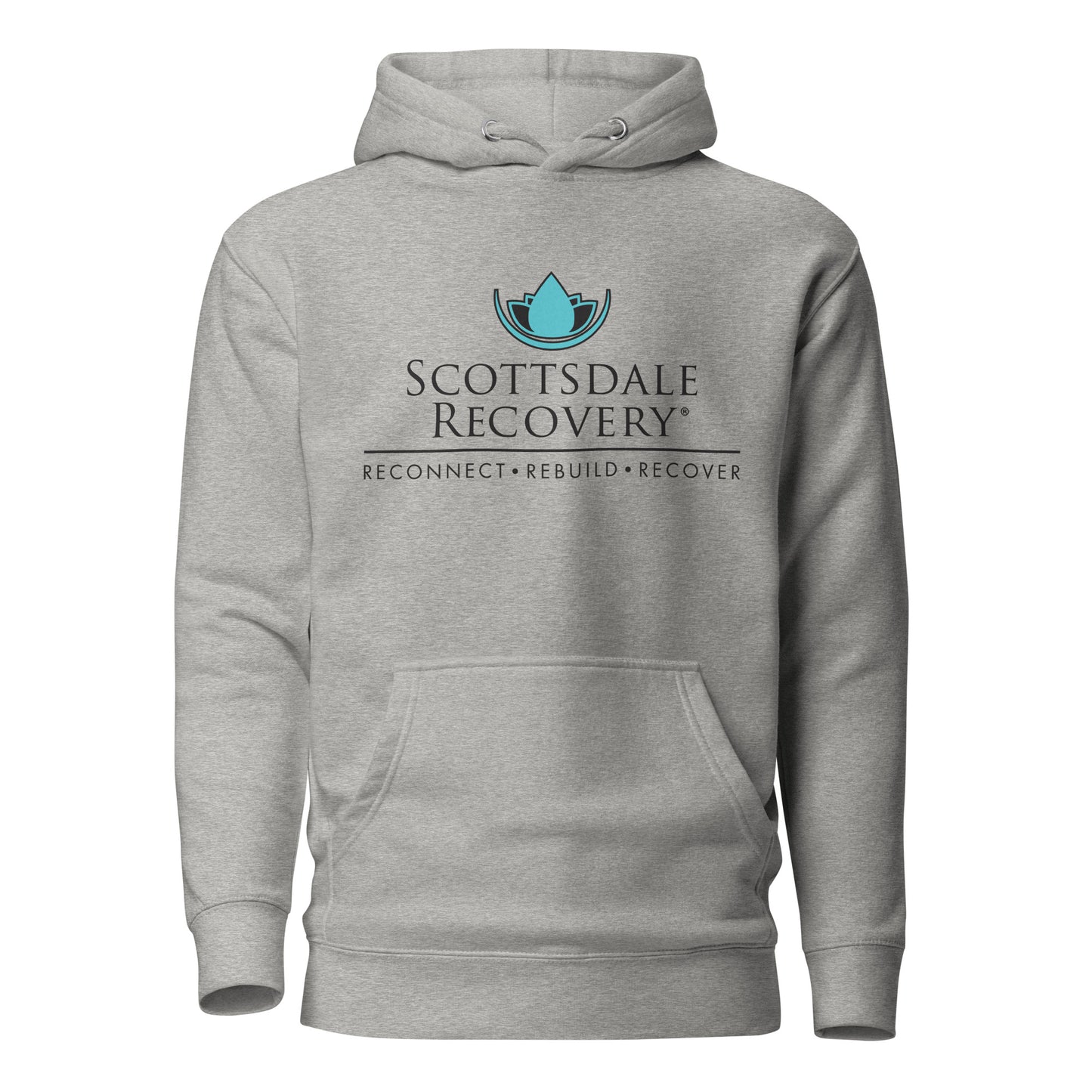 Scottsdale Recovery Logo Unisex Hoodie - Carbon Grey