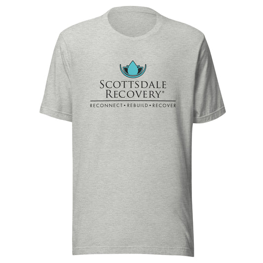 Scottsdale Recovery Logo Unisex T-shirt - Heather Grey