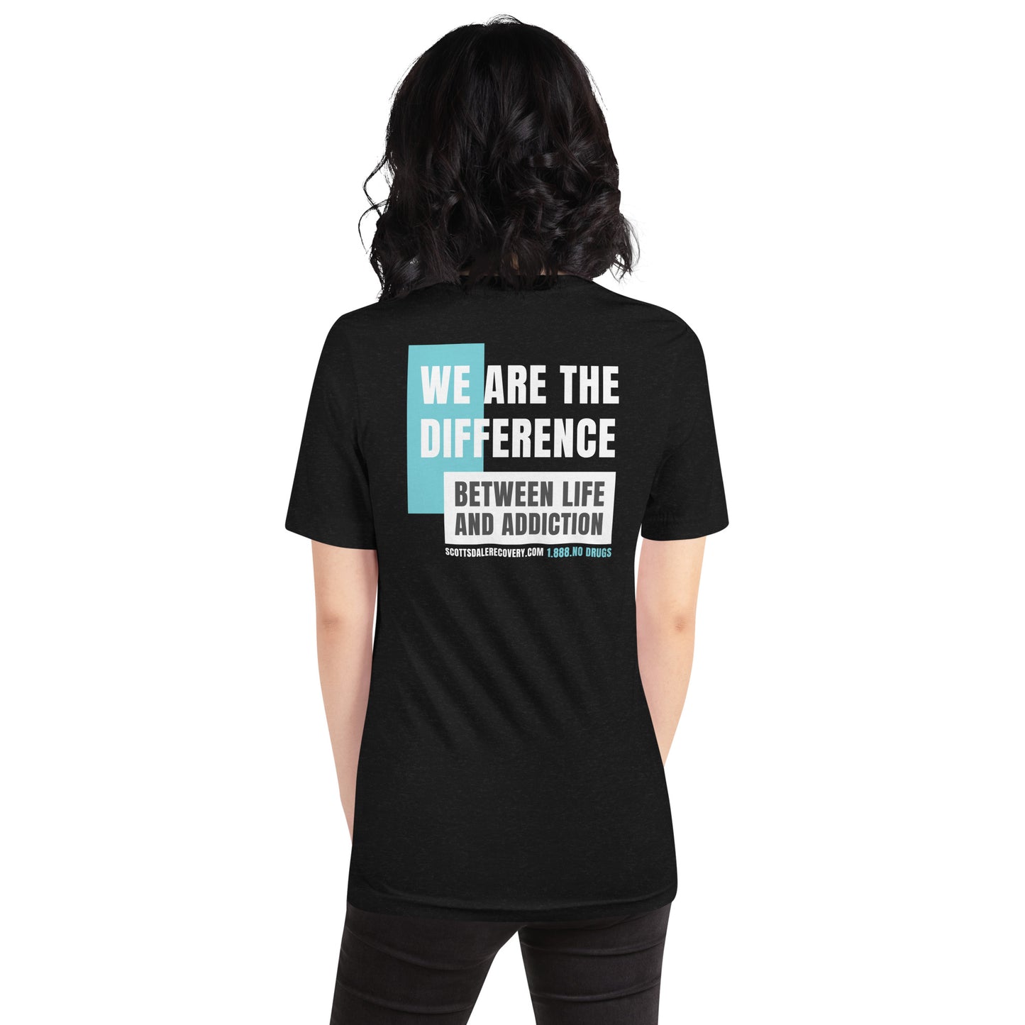 We Are The Difference Stack Unisex T-shirt - Black