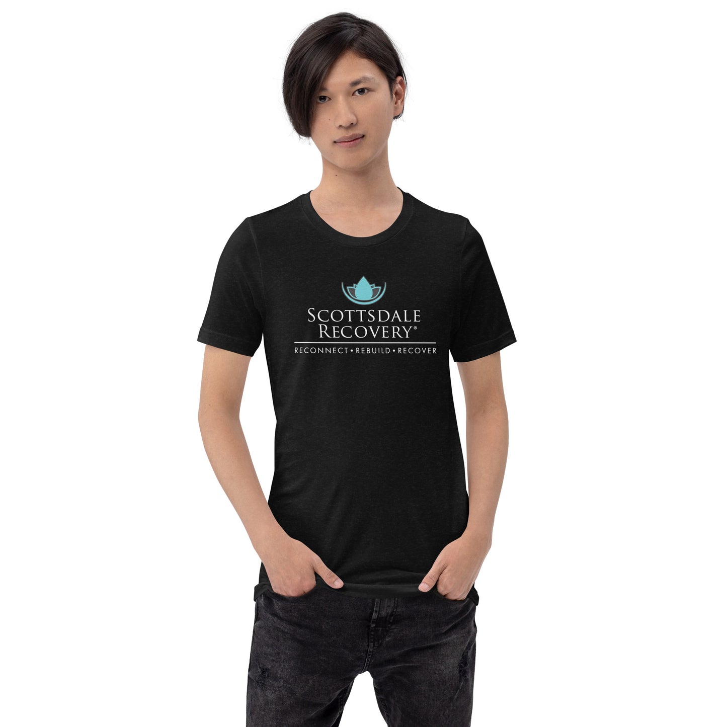 Scottsdale Recovery Logo Unisex T-shirt - Black