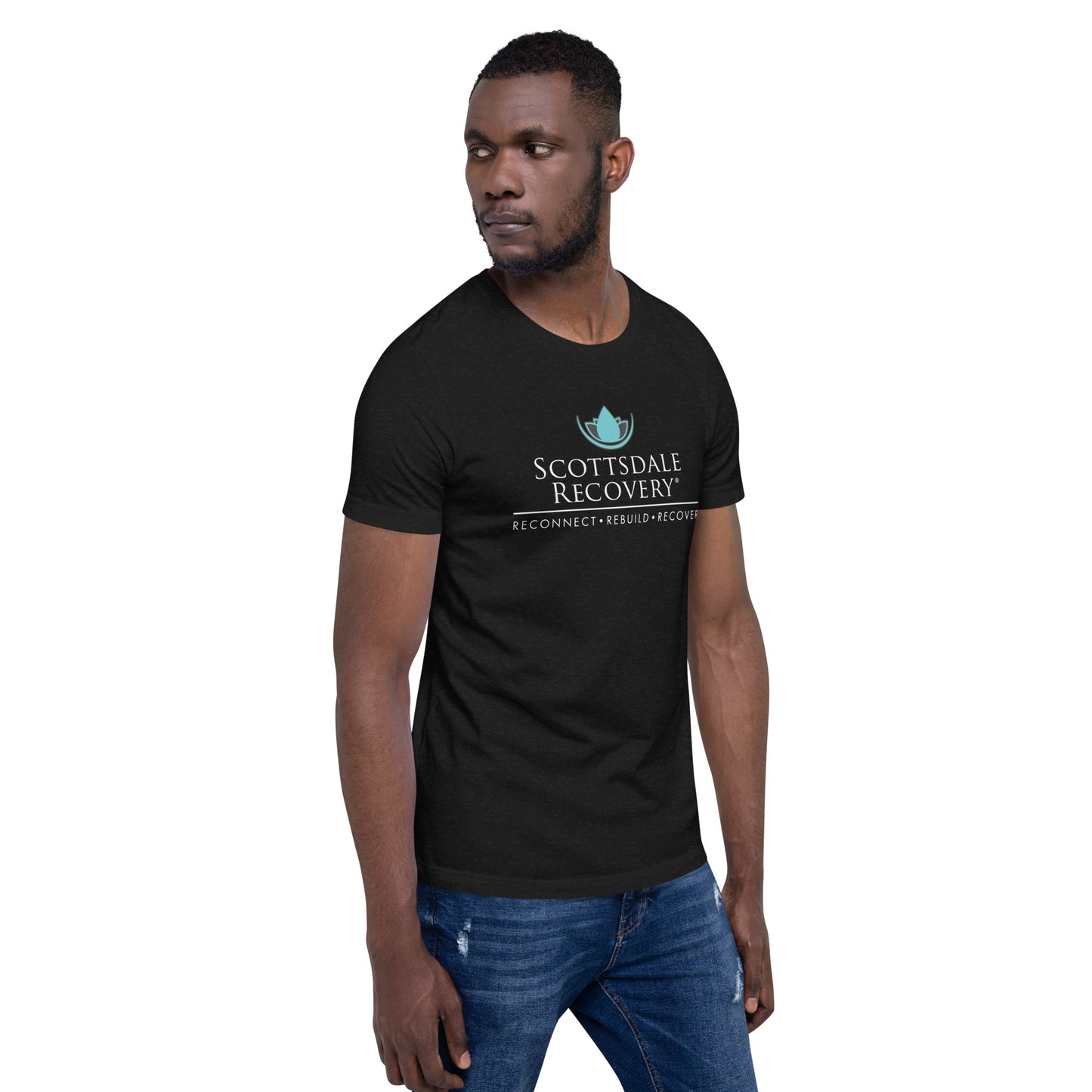 Scottsdale Recovery Logo Unisex T-shirt - Black
